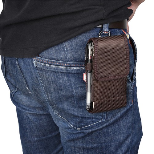 Funda vertical con clip para cinturón para teléfono celular con hebilla y billetera con soporte para tarjeta - Imagen 41 de 71