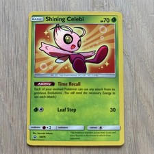 Shining Celebi SM79 Sm Holo - Pokemon Promo Card - Well Kept!