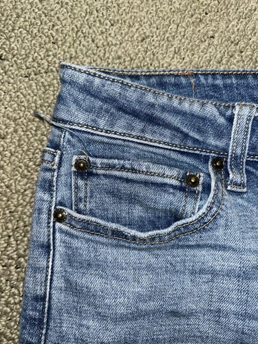 Tilly’s RSQ Super Skinny Ripped Style Blue Jeans Teen Boys Size 14 - Picture 2 of 8