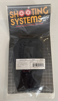 #ad Shooting Systems Group Phone Pouch Motorola Flip Phones Shooting Belt Black $24.99