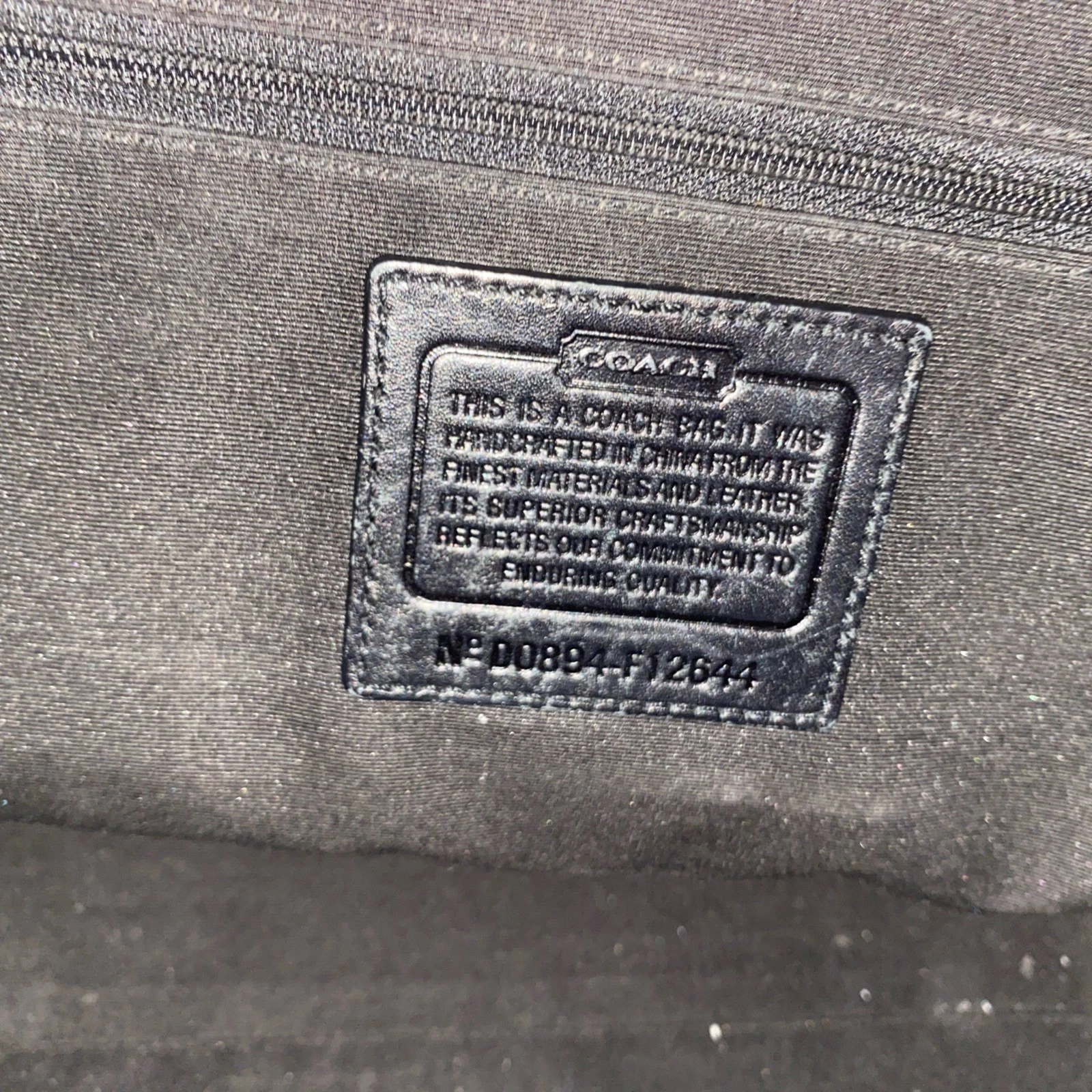 Borsa Coach Hampton Signature Jacquard ID borsa verificata con Coach usata