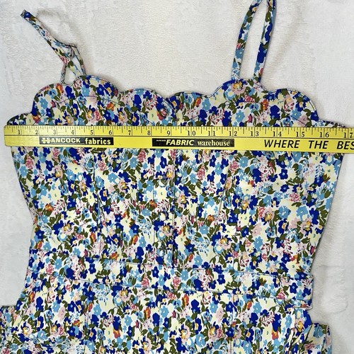 Anthropologie Maeve US 12 Wide Leg Jumpsuit Floral Button Front Women’s - Picture 12 of 19