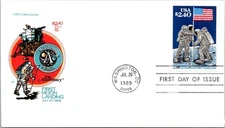 FDC 1989 SC #2419 Fleetwood Cachet - DC Cancel - Single - J17340