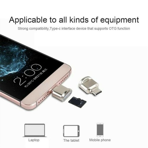 Adapter USB 3.1 Memory Card Reader Type C To SDXC/TF E6O7 б[ ☆и я> card #ζ G4I6 - Afbeelding 8 van 22