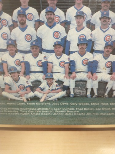 Chicago Cubs Wall Plaque 1984 NL Champions Old Style Team Photo - Picture 3 of 5