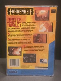 Fahrenheit (Sega CD, Sega 32X, 1995) Complete CIB With Registration Card