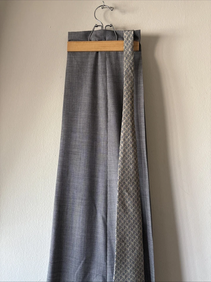 Pantalones de vestir Givenchy Paris de lana virgen para hombre rectos grises talla 36R X 31 Gap TIE Foto 2 de 4