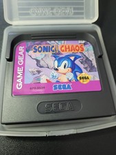 Sonic Chaos (Sega Game Gear, 1993).  Game And Case