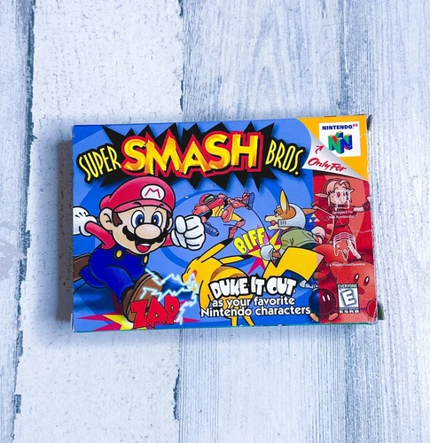 Super Smash Bros - Nintendo 64 | N64 - Complete in Box CIB - Tested - Authentic