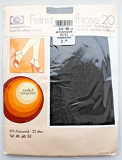 elite 20 DEN Feinstrumpfhose Schwarz Gr. IV 4...