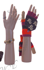 2 Right Female mannequin hand hands, to display Jewelry Bracelet, gloves