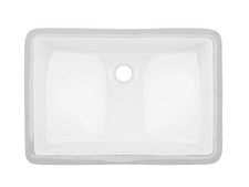 Signature Hardware SHU1812WH Myers 21" Undermount Bathroom Sink, White NEW 