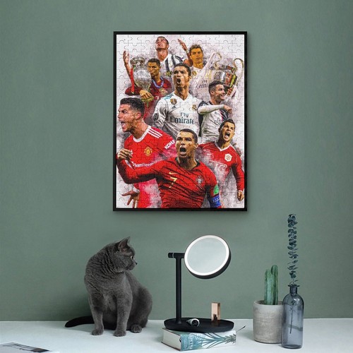 Football Player Jigsaw Puzzle 200 Pieces Birthday Gift for Girls Boys - Picture 4 of 8