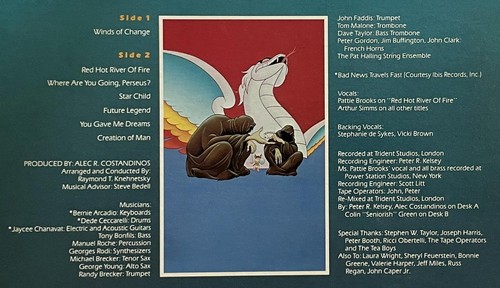 Alec R. Costandinos Winds of Change OST LP NM Casablanca Disco (1979) - Picture 4 of 4
