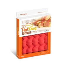 Mobi 12 Pigs in a Blanket Silicone Snack Mold, Mini Hot Dogs