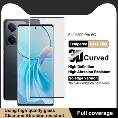 imak No Edge 3D Curved Tempered Glass for Vivo Y200 Pro, X100s Pro - 第 9/14 張圖片