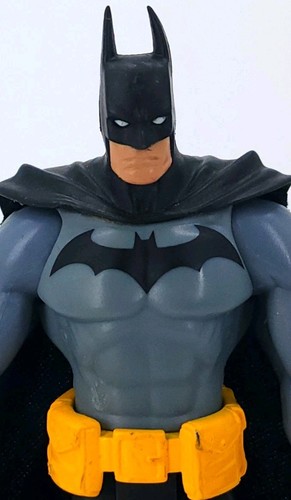 Zipline Batman Mattel 2003 DC Comics Modellino Bruce Wayne 6,25" Nero Grigio - Foto 2 di 5
