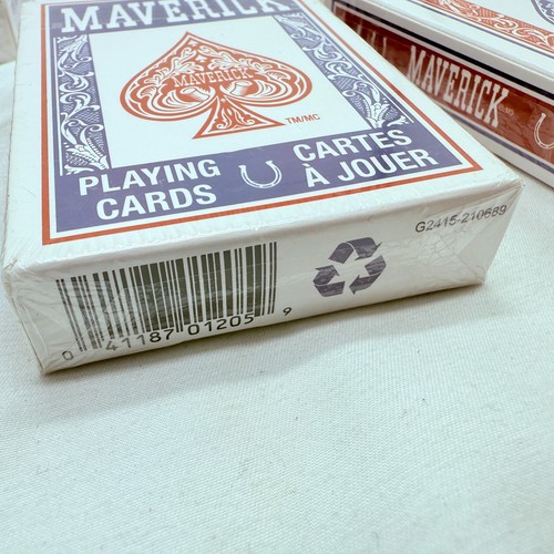 5 packs Maverick Standard Poker Decks Assorted US Playing Cards New - Picture 3 of 3