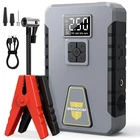 12V 8000A Portable Car Jump Starter Box with Air Pump LED Flashlight USB Charger