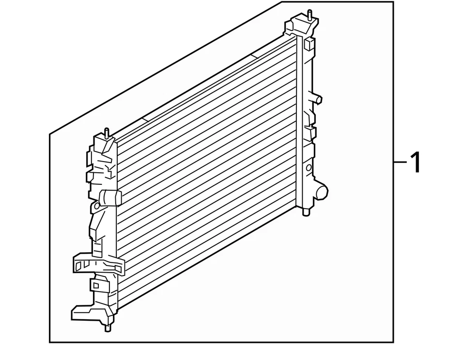 Radiator Without Tow Package Fits 19 21 INFINITI QX50 783243 - Image 4 of 4
