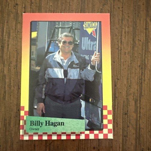 1989 NASCAR Maxx Trading Card#173 Billy Hagan- Owner - Foto 1 di 3