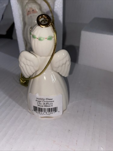 Lenox Holiday Cheer Snowman ,Angel And Santa Ornaments - Picture 7 of 10