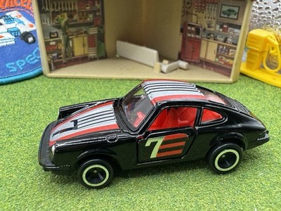 1976 Tomica Porsche 911S Black Diecast P-911 No. F3 1:61 Tomy