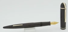 Eversharp Skyline Brown w/Gold Trim Fountain Pen - Medium Nib - 1940's
