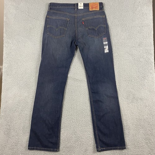 Levi's 527 Jeans Mens 32x32 (Fits 34x34) Denim Medium Wash Low Boot Cut IRR - Picture 13 of 19