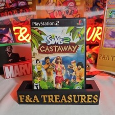 The Sims 2: Castaway (PlayStation 2, 2007) PS2 Game No Manual Tested