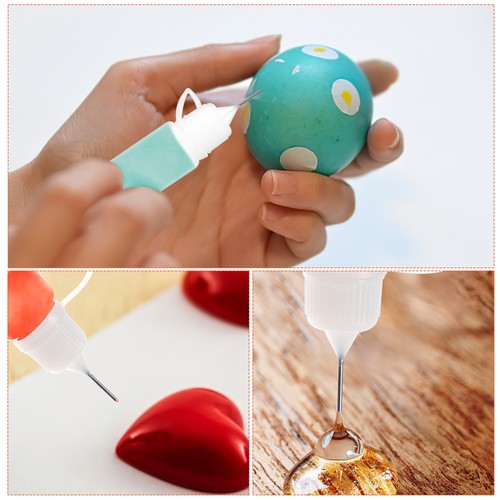 20 Pcs Needle Bottle Fine Tip Nozzle Glue Precise Label Applicator - Bild 6 von 11