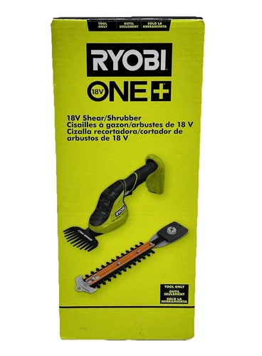Ryobi ONE+ 18V Cordless Grass Shear Shrubber Trimmer P2908BTL 2-in-1 TOOL ONLY