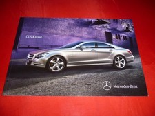 MERCEDES C218 Classe CLS CLS 250 CDI - CLS 63 AMG depliant brochure del 2011
