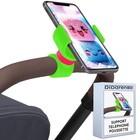 Support Telephone Poussette Universel Convient aux Smartphones jusqu'a 76" Vert