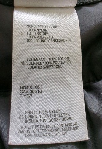 The North Face Nuptse 550 Down Fill Jacket Mens XLarge Black Winter Puffer Coat - Picture 2 of 8