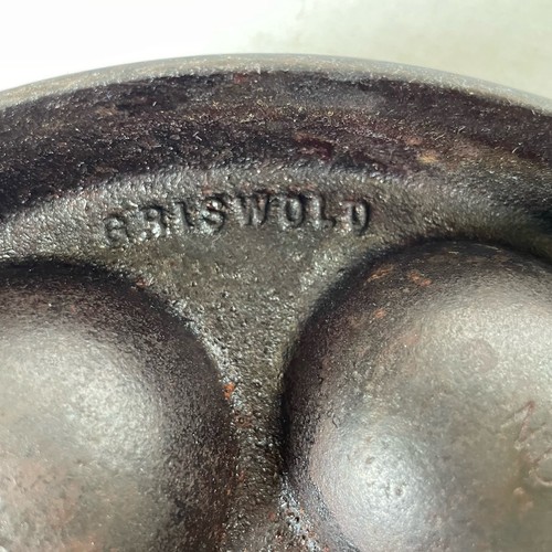 Griswold USA 962 / 32 Cast Iron Aebleskiver Pancake Egg Poacher Pan Skillet VTG - Picture 4 of 17