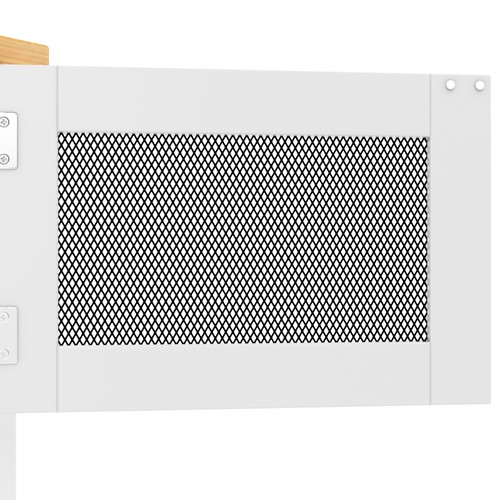 Aiorber küchenwagen mit Arbeitsplatte,Holzoptik, Handtuchhalter Servierwagen - Bild 8 von 24