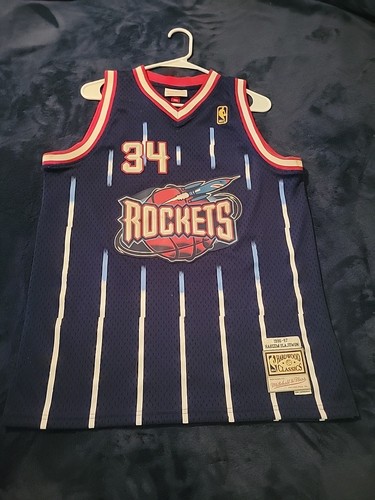 Camiseta deportiva 1996-97 Hakeem Olajuwon #34 Rockets Mitchell & Ness Swingman talla 18-20 XL - Imagen 1 de 8