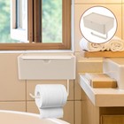  Rollenhalter Toilettenpapier Toilettenpapierspender Klorollenaufbewahrung