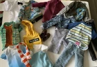 Mattel Barbie Ken Clothing Lot 15 Pieces Colorful Outfits Some Vintage See Pics