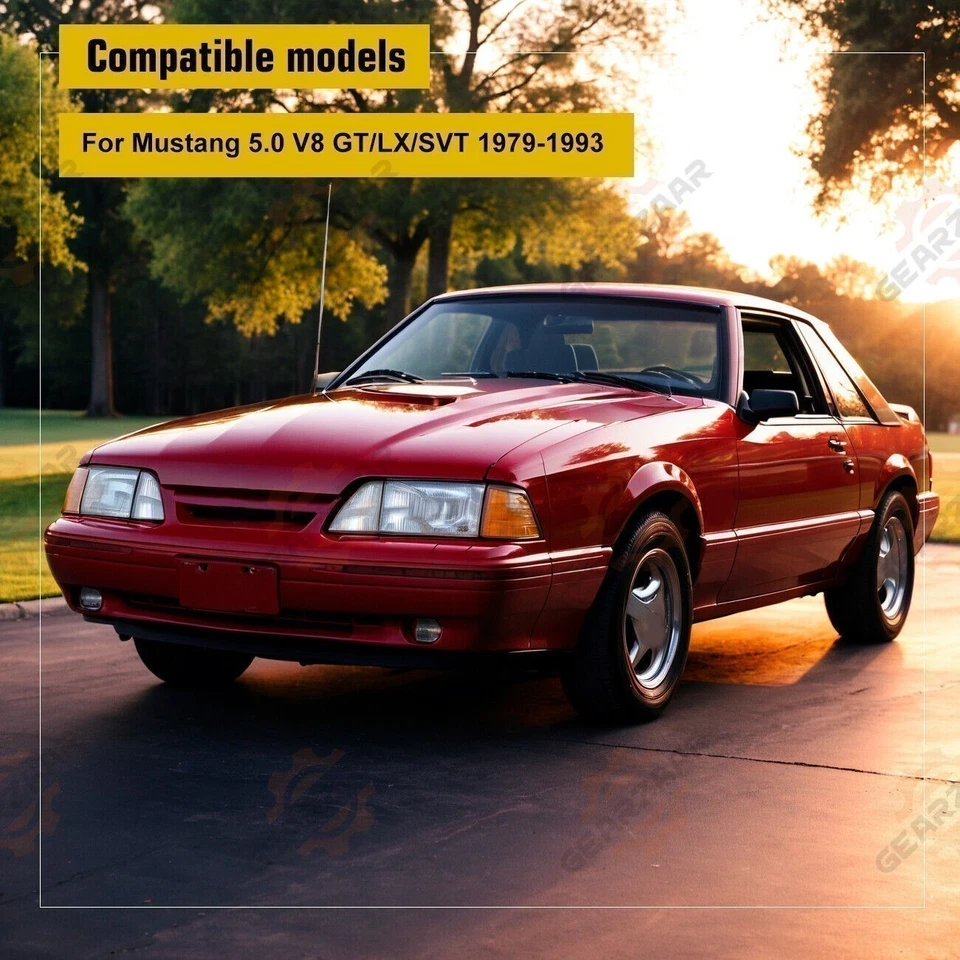 Cabezales colector de escape de acero inoxidable para motores Ford Mustang 1979-1993 5,0 L V8 Foto 4 de 4