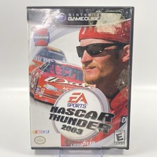 NASCAR Thunder 2003 (Nintendo GameCube, 2002) Complete W/ Manual Tested