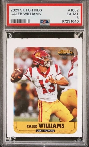 2023 SPORTS ILLUSTRATED FOR KIDS CALEB WILLIAMS PSA 6 ROOKIE NFL DRAFT USC SI
