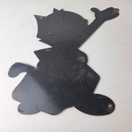 Vintage Chevrolet Porcelain Sign - Service Gas Pump Chevy FELIX Advertising Sign - Picture 6 of 14