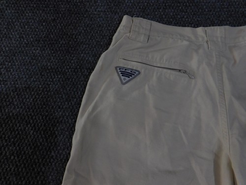 Columbia pantaloncino uomo medio kaki beige cargo PFG outdoor escursionismo tasche estate - Foto 14 di 16
