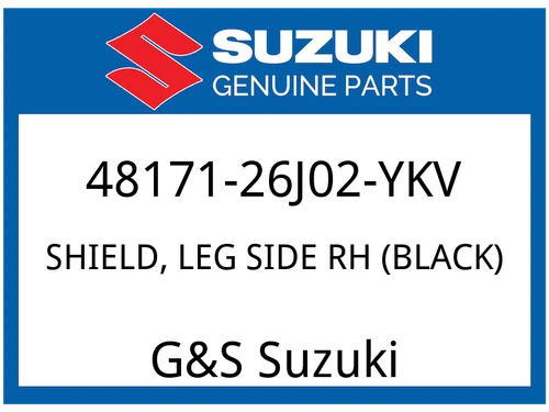 SHIELD, LEG SIDE RH (BLACK)