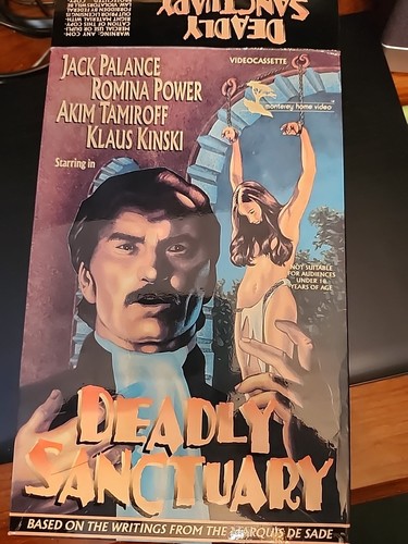 Deadly Sanctuary (Big Box VHS, Monterey Home Video, 1986 Jess Franco Justine