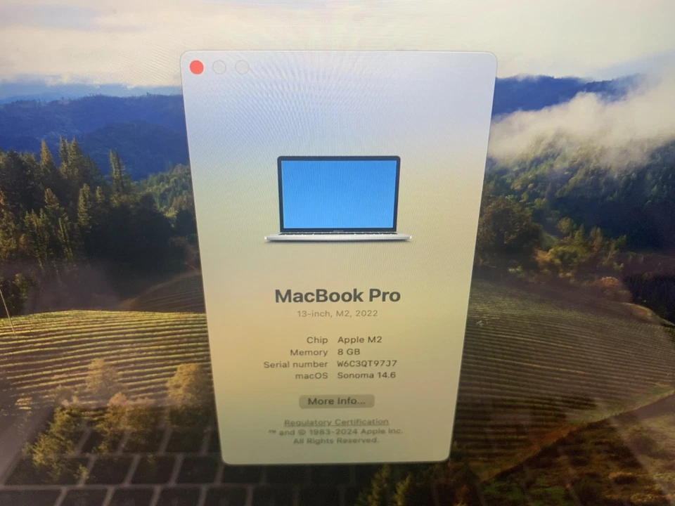 Apple Macbook Pro 13.3-inch (10GPU, Silver) 3.5Ghz 8-Core M2 (2022) MNEP3LL/A - Image 4 of 4