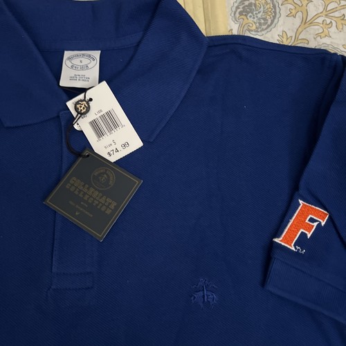 Florida Gators Brooks Brothers Polo Shirt S Slim Fit White NWT