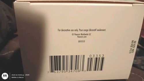 Hallmark 2018 LINUS Ornament Peanuts Charlie Brown Christmas Talks Geschichtenerzähler - Bild 10 von 13